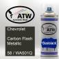 Preview: Chevrolet, Carbon Flash Metallic, 58 / WA501Q: 400ml Sprühdose, von ATW Autoteile West.
